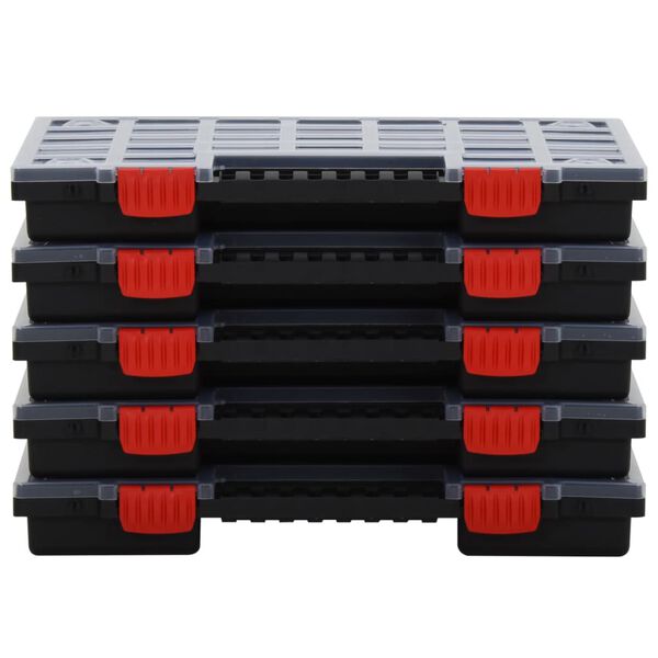 vidaXL Triediace boxy 10 ks 40x30x5 cm polypropyl&eacute;n