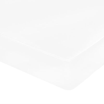 vidaXL Pohovka s matracom a USB krémová látková 90x200 cm