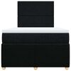 vidaXL Boxspring posteľ s matracom čierny 120x200 cm l&aacute;tka