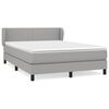vidaXL Boxspring posteľ s matracom bledosiv&aacute; 140x200 cm l&aacute;tka