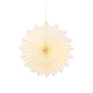 vidaXL Vianočn&eacute; osvetlenie RAAHE 10 LED Tepl&aacute; biela 45 x 17 x 45 cm