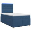 vidaXL Posteľ boxspring s matracom Modr&aacute; 120 x 190 cm L&aacute;tka