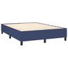 vidaXL Boxspring posteľ s matracom modr&yacute; 140x190 cm l&aacute;tka