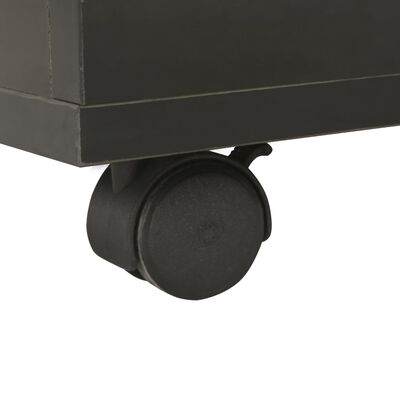 vidaXL Konferenčný stolík čierny 60x60x35 cm vysoko-lesklý drevotrieska