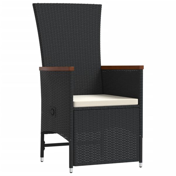 vidaXL 11-dielna z&aacute;hradn&aacute; jed&aacute;lensk&aacute; sada s vank&uacute;&scaron;mi čierna polyratan