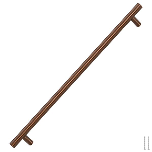 vidaXL Rukoväte na skrinku 5 ks bronzové 480 mm nehrdzavejúca oceľ