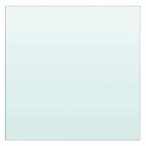 vidaXL Poličkový panel z priehľadného skla, 20x20 cm