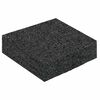vidaXL Pad z gumov&yacute;ch gran&uacute;l na dvor Čierny 9 x 9 x 2 cm Guma