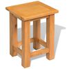 vidaXL Odkladac&iacute; stol&iacute;k 27x24x37 cm, dubov&yacute; mas&iacute;v