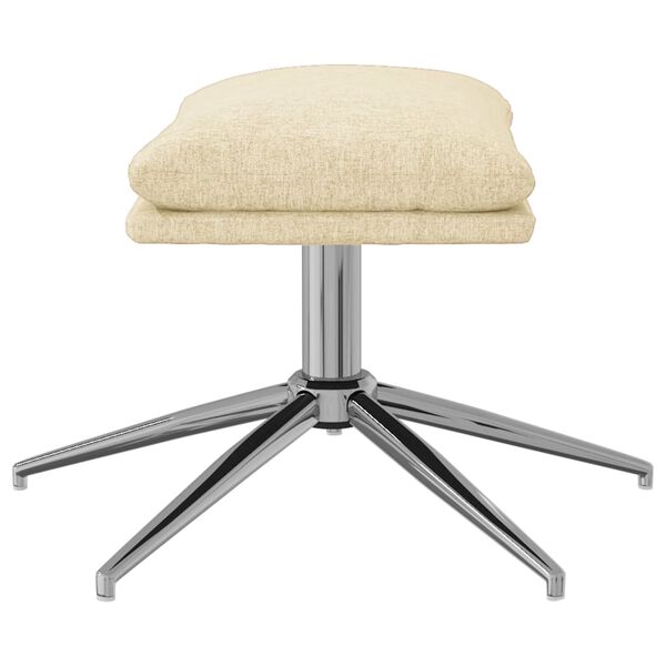 vidaXL Podnožka kr&eacute;mov&aacute; 60x60x35 cm l&aacute;tkov&aacute;