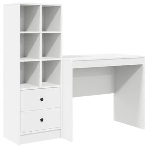 vidaXL St&ocirc;l Biela 135,5 x 50 x 127 cm 2 ks