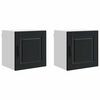vidaXL N&aacute;stenn&aacute; skrinka PORTO 2 pcs Čierna 40 x 31 x 40 cm