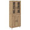 vidaXL Highboard Remeseln&yacute; dub 69,5 x 34 x 90 cm Kompozitn&eacute; drevo