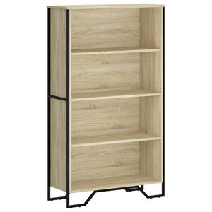vidaXL Knižnica dub sonoma 80x31x137,5 cm kompozitn&eacute; drevo