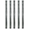 vidaXL Z&aacute;hradn&eacute; pletivo 5 ks HDPE 1x1,2 m zelen&eacute;