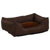 vidaXL Pelech pre psa hned&yacute; 85,5x70x23 cm ľanov&yacute; vzhľad fl&iacute;s