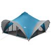 vidaXL Tipi stan so strechou Modr&aacute; Pre 18 os&ocirc;b Polyester a oceľ