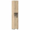 vidaXL Set kabinetov do k&uacute;peľne TULUM Sonoma dub 37 x 31,5 x 203 cm