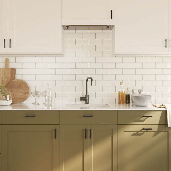 vidaXL Rukoväte na skrinku 20 ks čierna 64 mm nehrdzavejúca oceľ