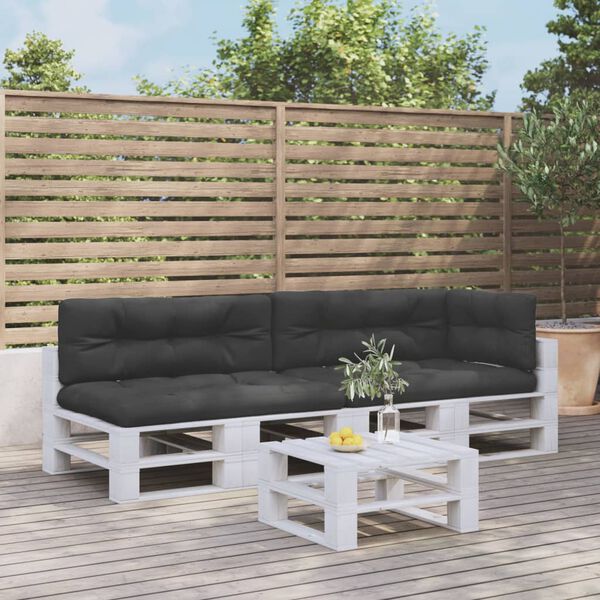 vidaXL Podložky na paletov&yacute; n&aacute;bytok 5 ks, čierne, l&aacute;tka