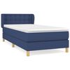 vidaXL Posteľn&yacute; r&aacute;m boxsping s matracom modr&yacute; 80x200 cm l&aacute;tka