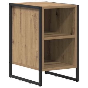 vidaXL Nočn&yacute; stol&iacute;k Dub artisan 39.5 x 30 x 50 cm Kompozitn&eacute; drevo