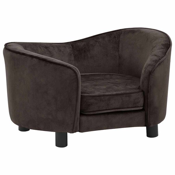 vidaXL Pohovka pre psa, hned&aacute; 69x49x40 cm, ply&scaron;