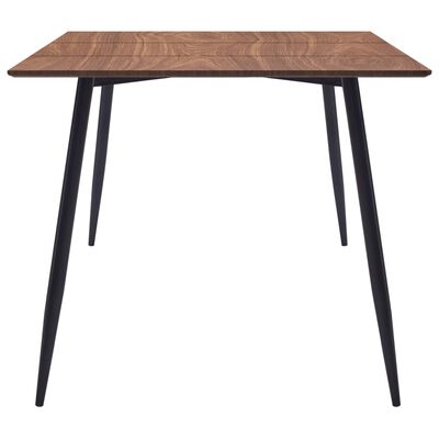 vidaXL Jedálenský stôl, hnedý 180x90x75 cm, MDF