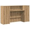 vidaXL Recepčn&yacute; st&ocirc;l dub artisan 180x50x103,5 cm kompozitn&eacute; drevo