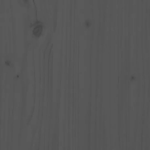 vidaXL Čelo postele sivé 93,5x3x81 cm masívna borovica