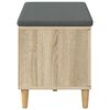 vidaXL Predsieňov&aacute; lavica s vank&uacute;&scaron;om Sonoma dub 80 x 38 x 46 cm