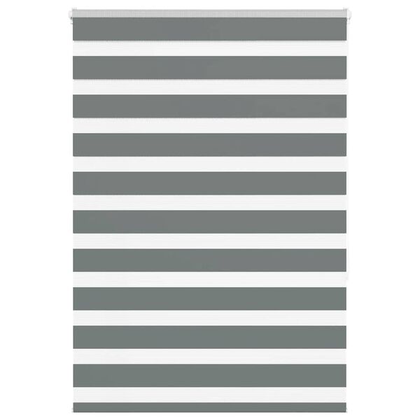 vidaXL Zebra roleta tmavo&scaron;ed&aacute; 95x150 cm &scaron;&iacute;rka l&aacute;tky 90,9 cm polyester