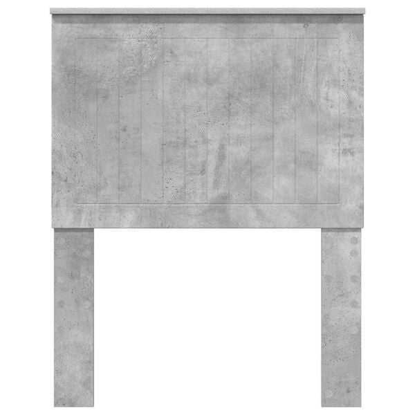 vidaXL Zadn&eacute; čelo s čelnou doskou Bet&oacute;nov&aacute; &scaron;ed&aacute; 75 cm Kompozitn&eacute; drevo