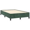 vidaXL Boxspring posteľ s matracom, tmavozelen&aacute; 120x190cm, zamat