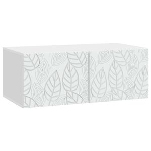 vidaXL N&aacute;stenn&aacute; TV skrinka 59,5 x 41 x 30 cm Biela Kompozitn&eacute; drevo