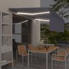 vidaXL Automatick&aacute; mark&iacute;za tienidlo&LED&senzor vetra modro-biela