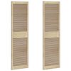 vidaXL Skř&iacute;ňov&eacute; dvere s dverami 2 pcs Pr&iacute;rodn&aacute; 170 x 2,1 x 49,5 cm
