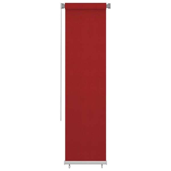 vidaXL Vonkaj&scaron;ia zatemňovacia roleta 60x230 cm červen&aacute; HDPE
