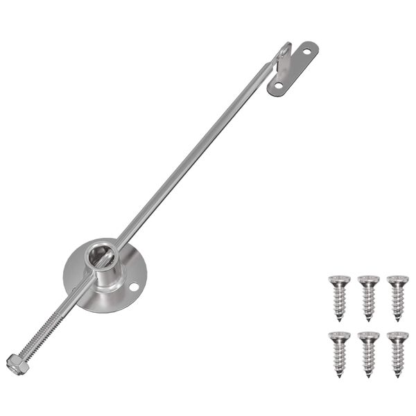 vidaXL Ťahov&yacute; p&aacute;nt 439 pcs Strieborn&aacute; Železo