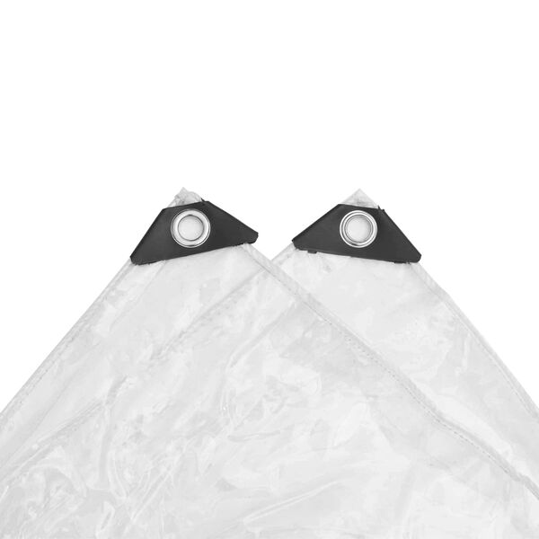vidaXL Plachta Priehľadn&aacute; 6 x 12 m PVC