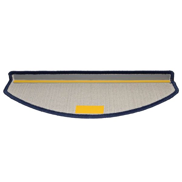 vidaXL Schodov&eacute; rohože 20 ks 65x24x4 cm modr&eacute; polkruhov&eacute; veľk&eacute;