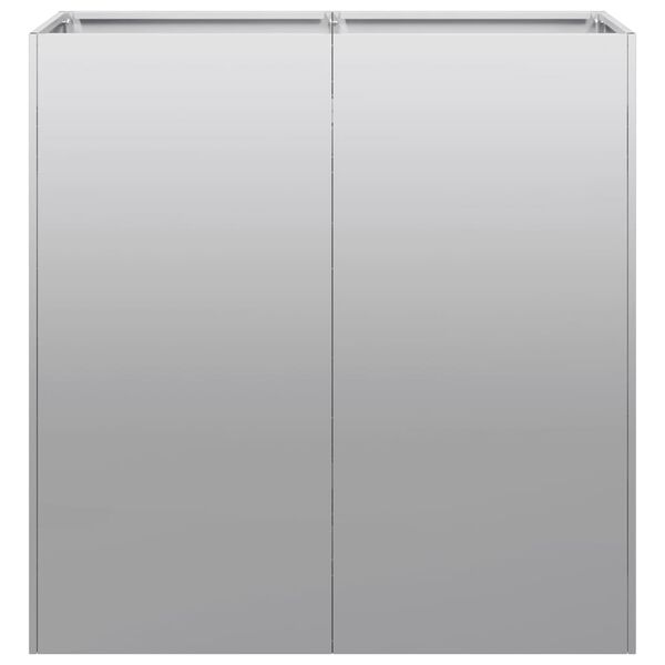 VidaXL kvetináč 80x40x80 cm Pozinkovaná oceľ