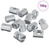 vidaXL Z&aacute;tky 3462 pcs Strieborn&aacute; M6 x 13 mm (Priemer z&aacute;vitu x H) Kov