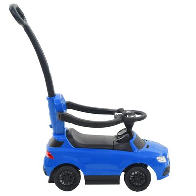 vidaXL Detské autíčko s rúčkou Mercedes Benz GLE63, modré