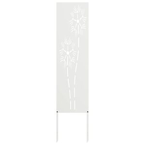 vidaXL Z&aacute;hradn&aacute; clona na s&uacute;kromie Rezac&iacute; Biela 32 x 140 cm
