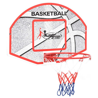 vidaXL 5-dielna sada basketbalového koša na stenu 66x44,5 cm