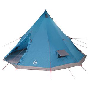 vidaXL Tipi stan so strechou s &uacute;ložiskom Modr&aacute; 560 x 560 x 300 cm taft