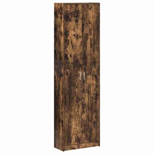 vidaXL &Scaron;atn&aacute; skriňa Dymov&aacute; dub 55 x 25 x 189 cm Kompozitn&eacute; drevo