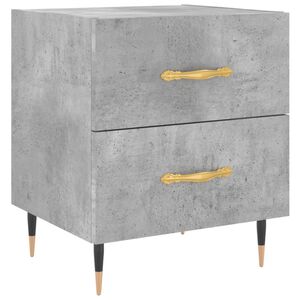 vidaXL Nočn&yacute; stol&iacute;k bet&oacute;novo siv&yacute; 40x35x47,5 cm kompozitn&eacute; drevo