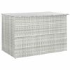 vidaXL Z&aacute;hradn&yacute; &uacute;ložn&yacute; box svetlosiv&yacute; 150x100x100 cm polyratanov&yacute;